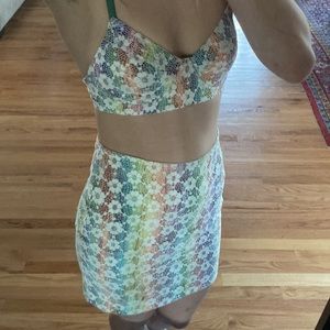 Pre-Loved Rainbow Flowers MINKPINK set